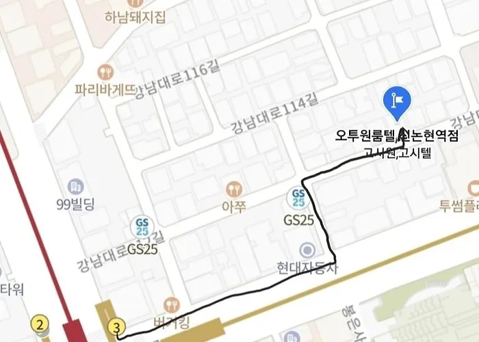 O2 Oneroomtel Shinonhyun Branch